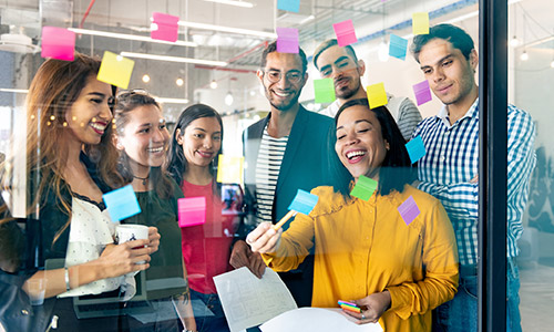 Empleados creativos