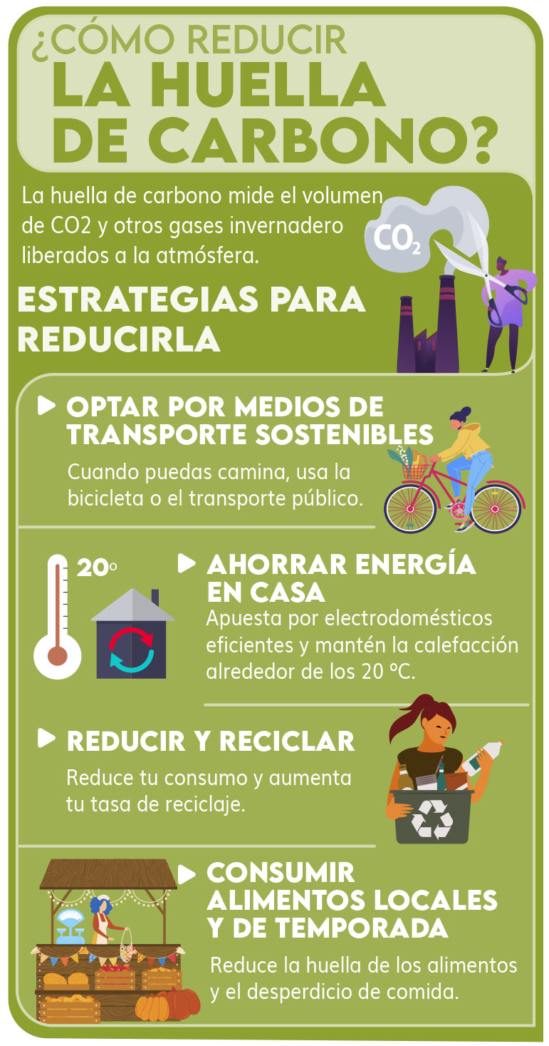 Infografía - Huella de carbono