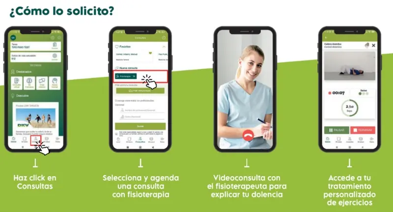 Cómo solicitar el servicio de fisioterapia