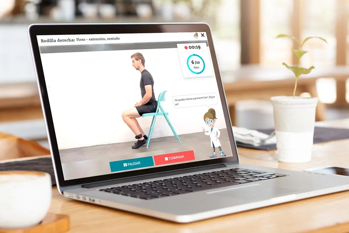 Fisioterapia online app Quiero cuidarme Más