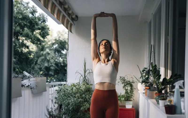 Mujer realizando ejercicio