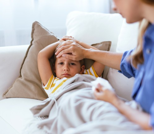 Niño enfermo