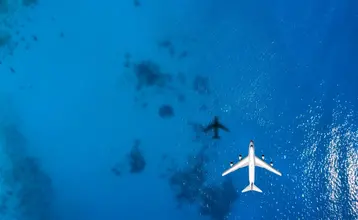 contaminación de los aviones