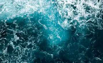 contaminación color del mar