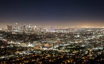 contaminación lumínica ciudad